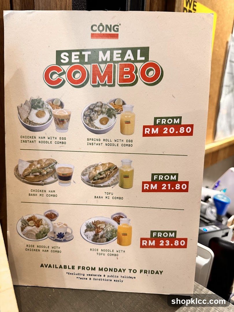 Set Meal Combo