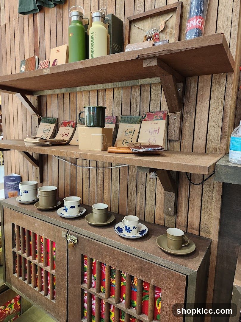 Shelving unit with merchandise