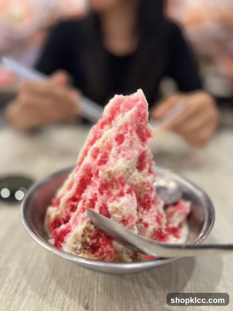 Shaved Ice Dessert