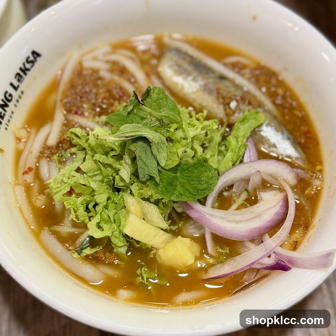 Laksa with Fish and Vegetables
