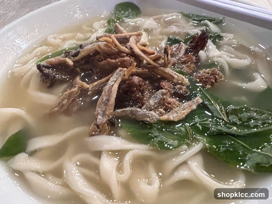 Noodle Soup with Anchovies