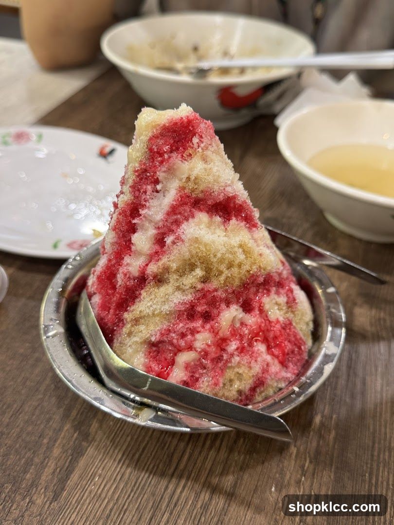 Shaved Ice Dessert
