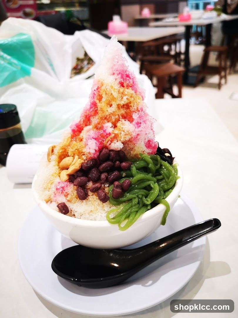 Shaved Ice Dessert