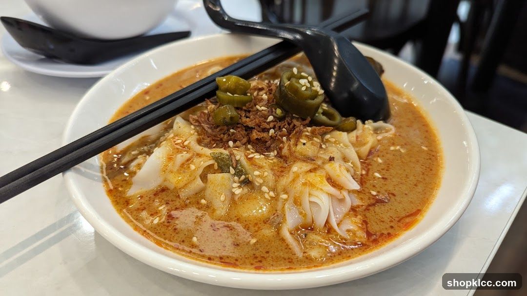 Noodle Soup with Chili and Sesame Seeds
