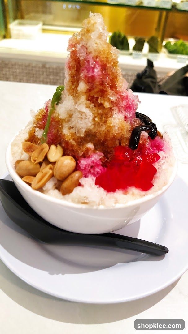 Dessert with Shaved Ice