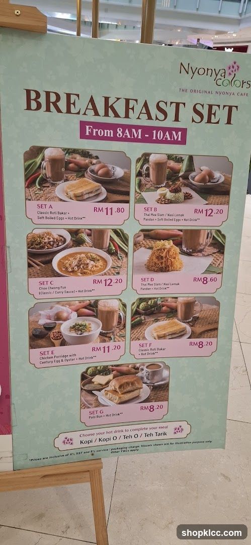 Nyonya Colors Breakfast Set