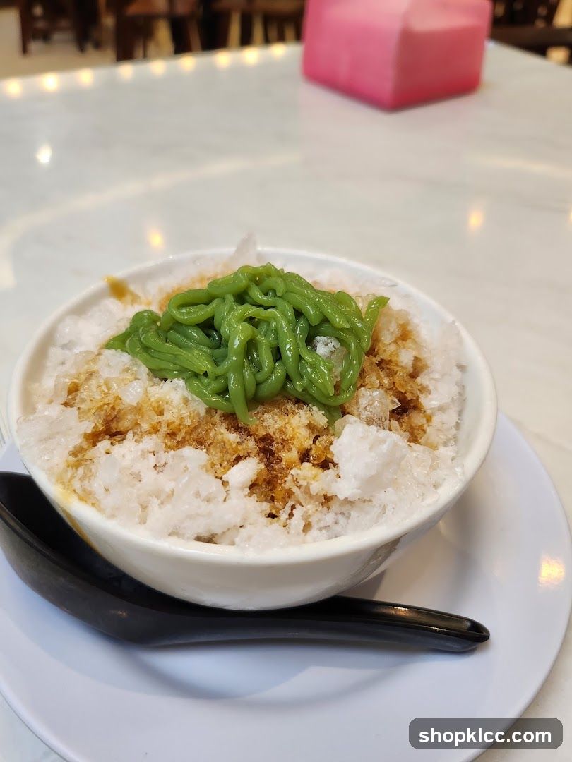 Dessert with Shaved Ice