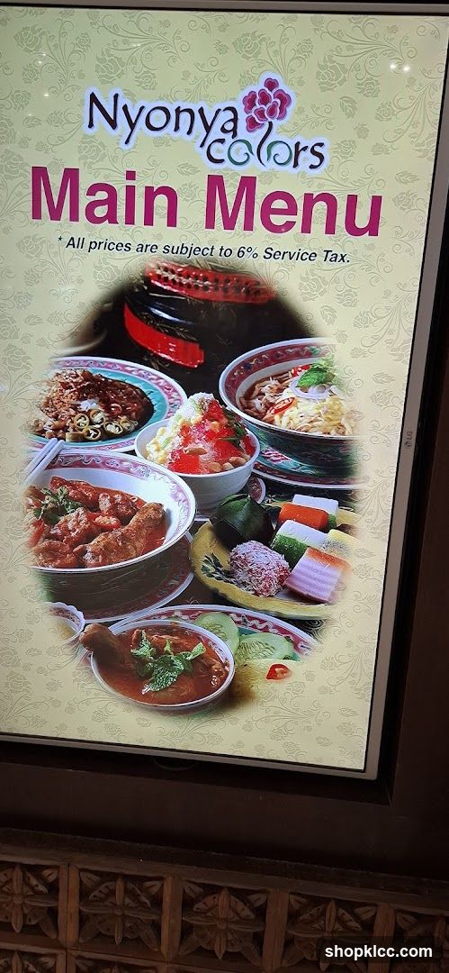 Nyonyacolors Main Menu