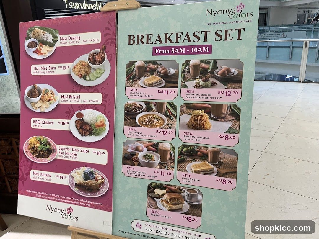 Nyonya Colors Breakfast Set