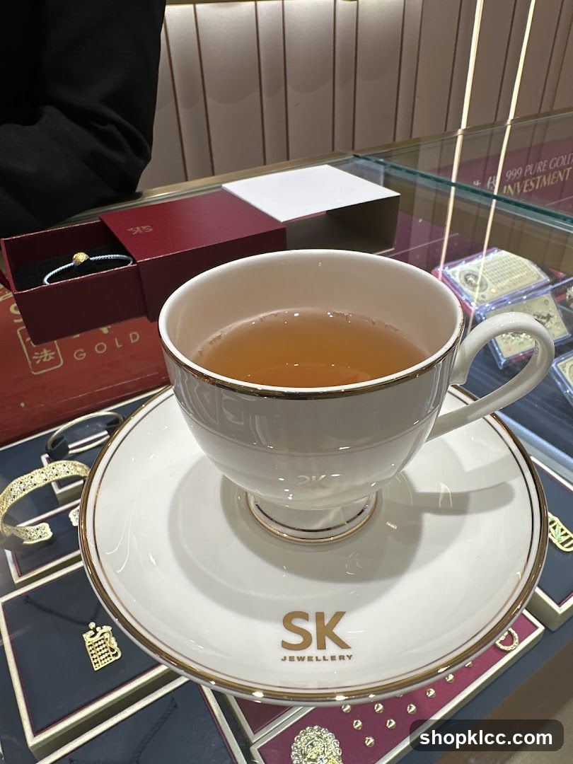 Tea and Jewellery Display