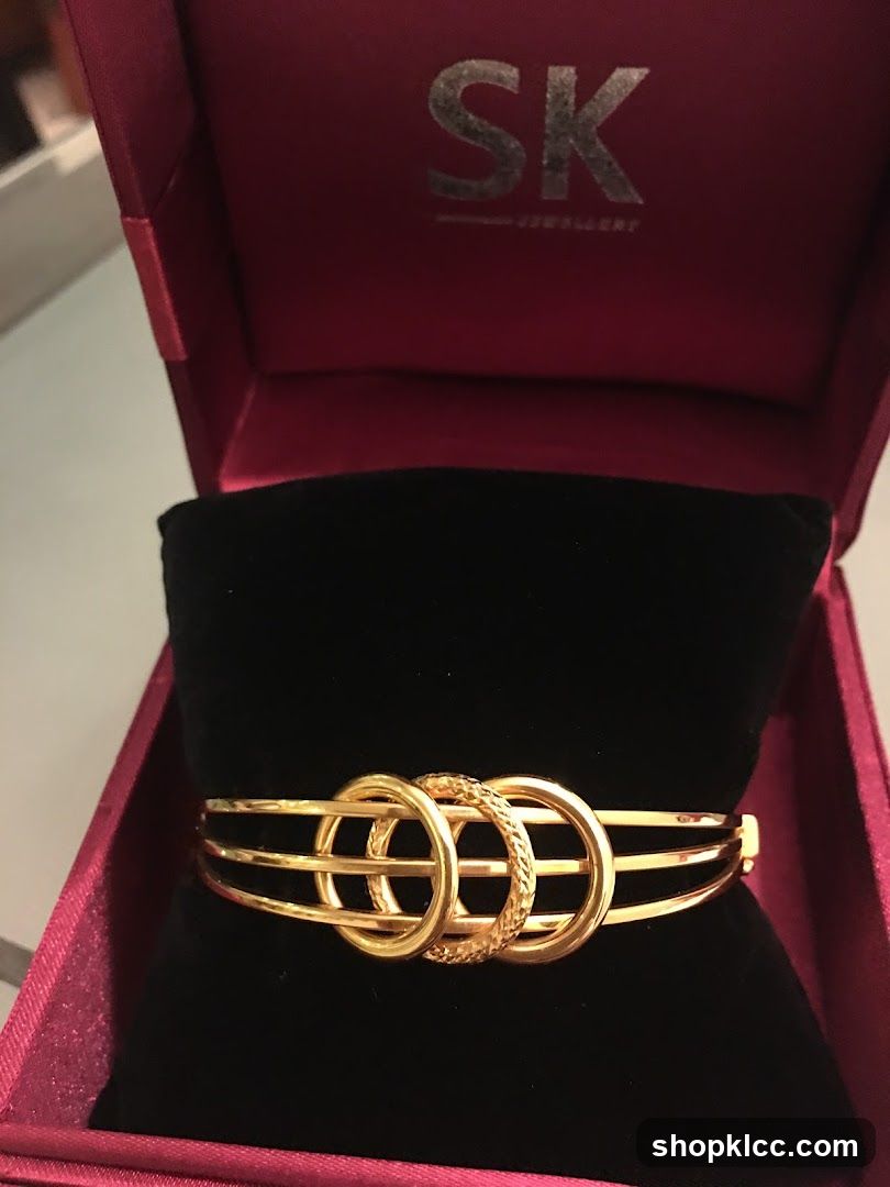Gold Bracelet in Jewelry Box