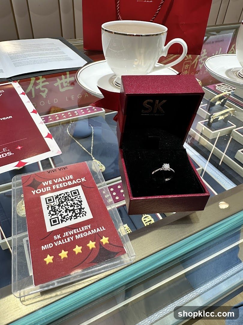 Jewelry Display with Ring