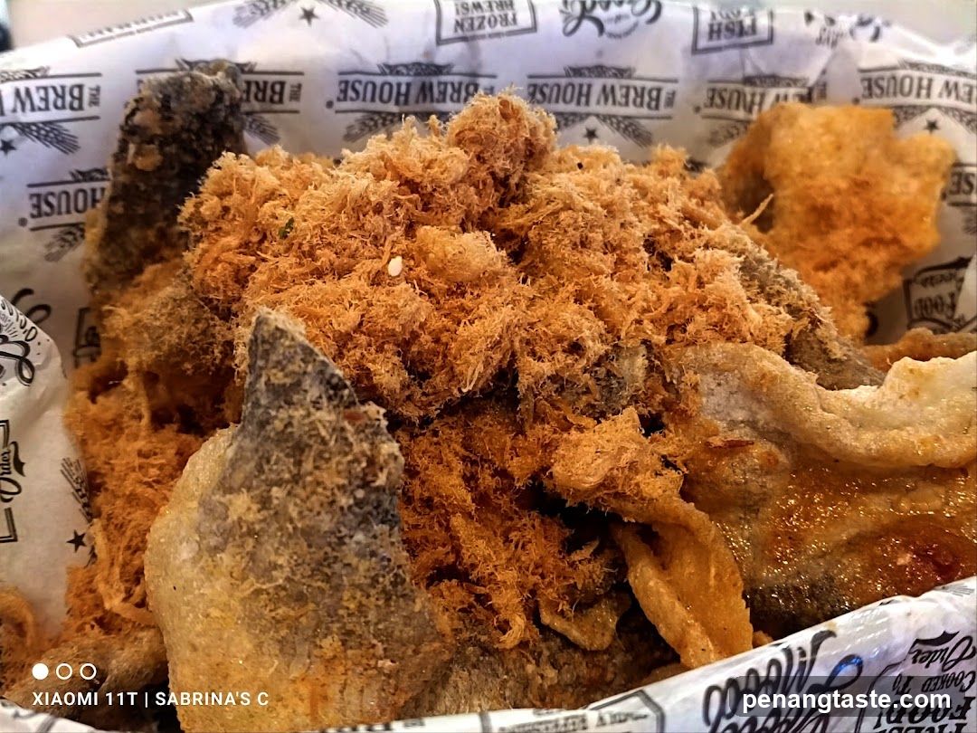 Fried Fish Skin with Pork Floss