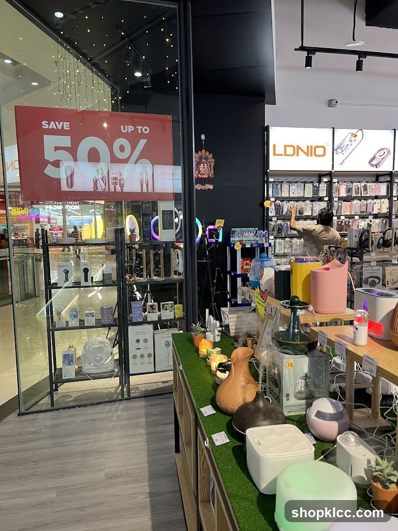Store Display with Sale Sign