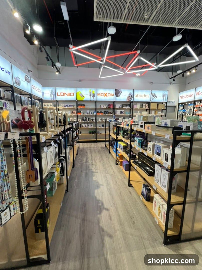 Electronics Store Interior