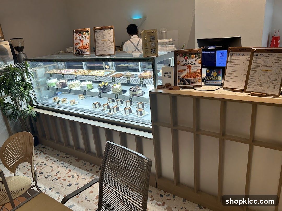 Dessert Display and Counter