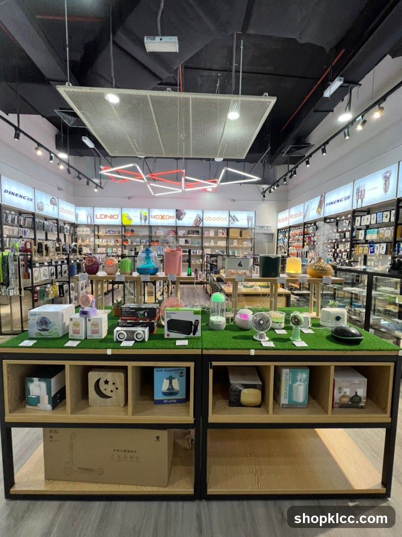 Electronics Store Interior