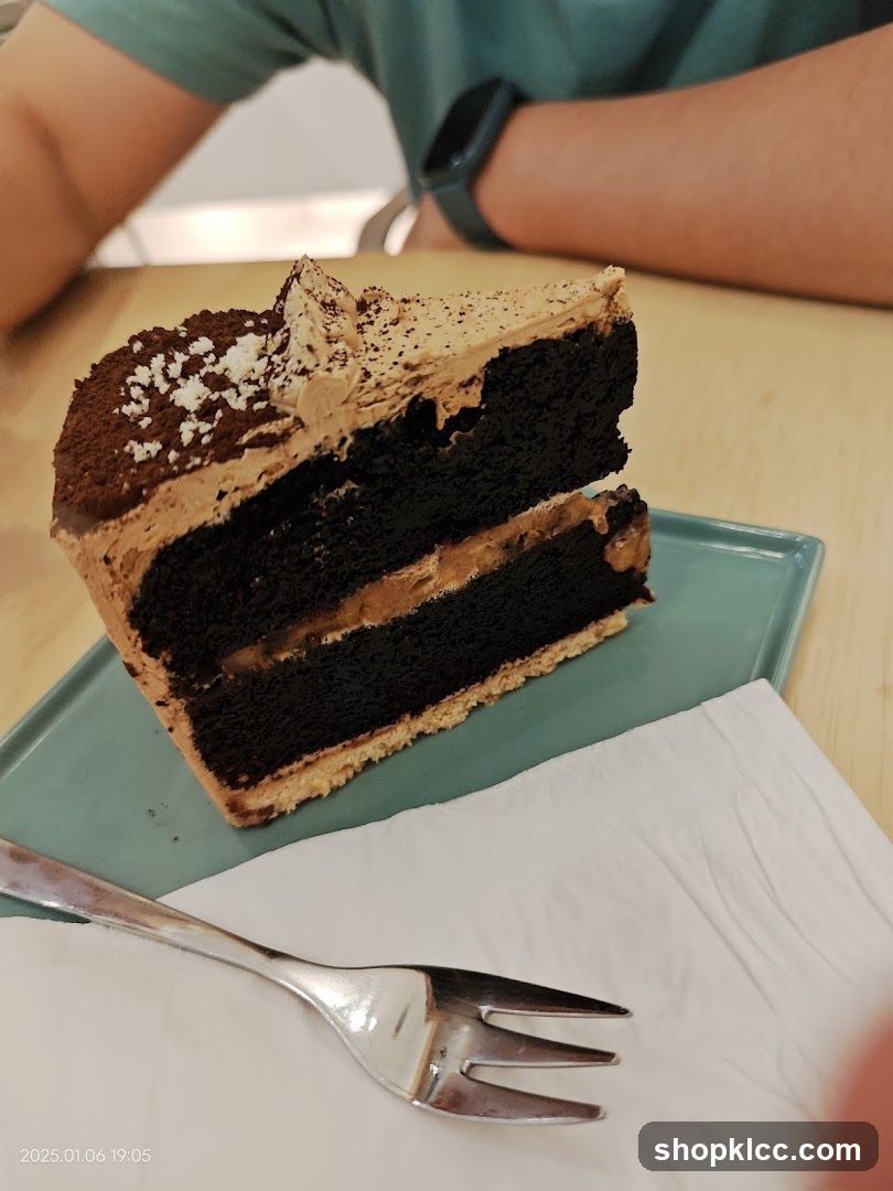 Chocolate Cake Slice