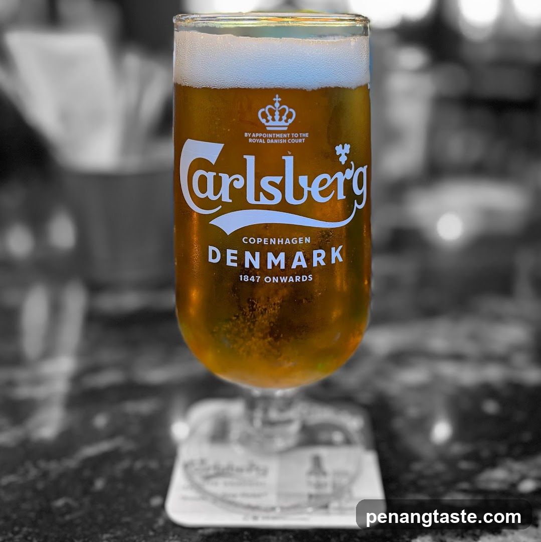 Glass of Carlsberg Beer