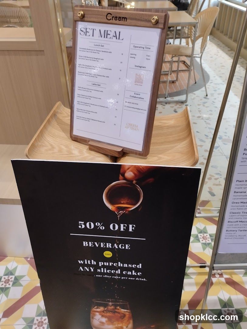 Set Meal and Beverage Promotion