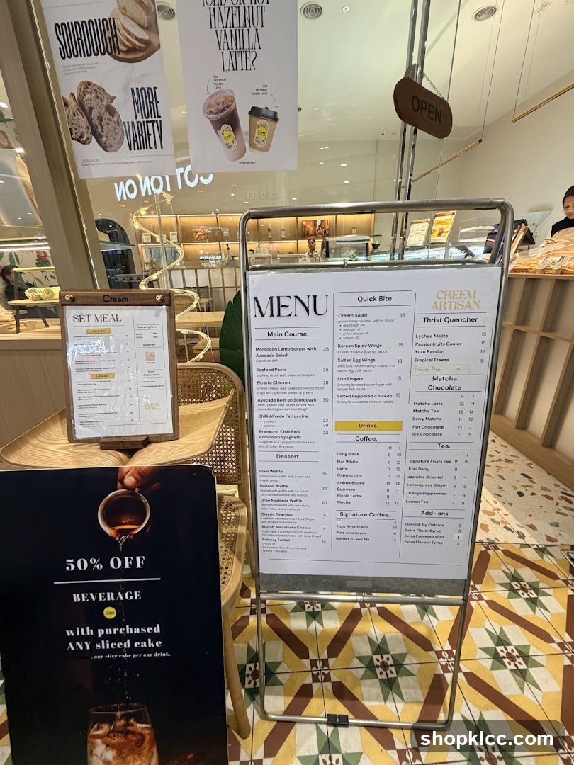 Menu and Promotion