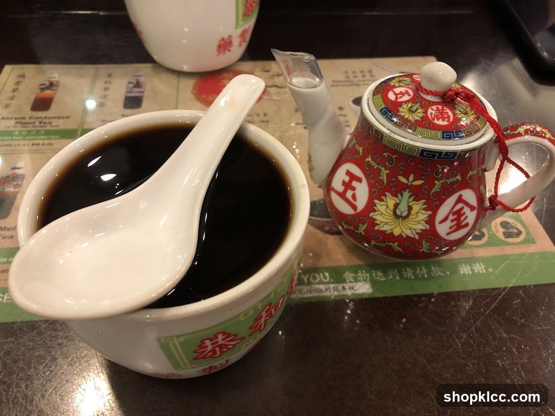Herbal Drink and Teapot