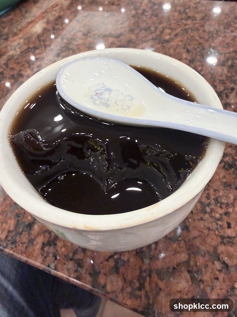 Grass Jelly Dessert