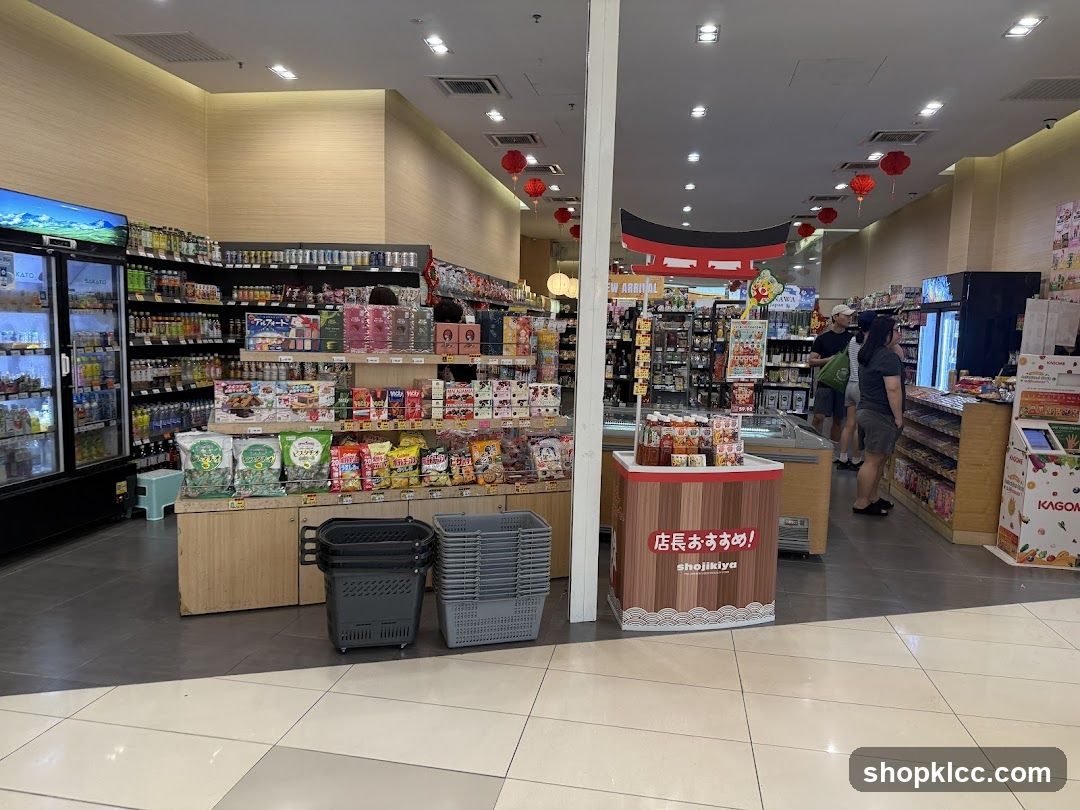 Interior of a convenience store