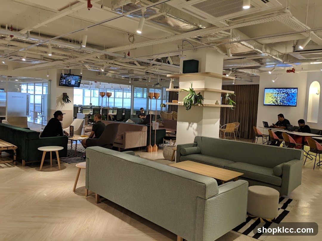 Modern Office Lounge Area