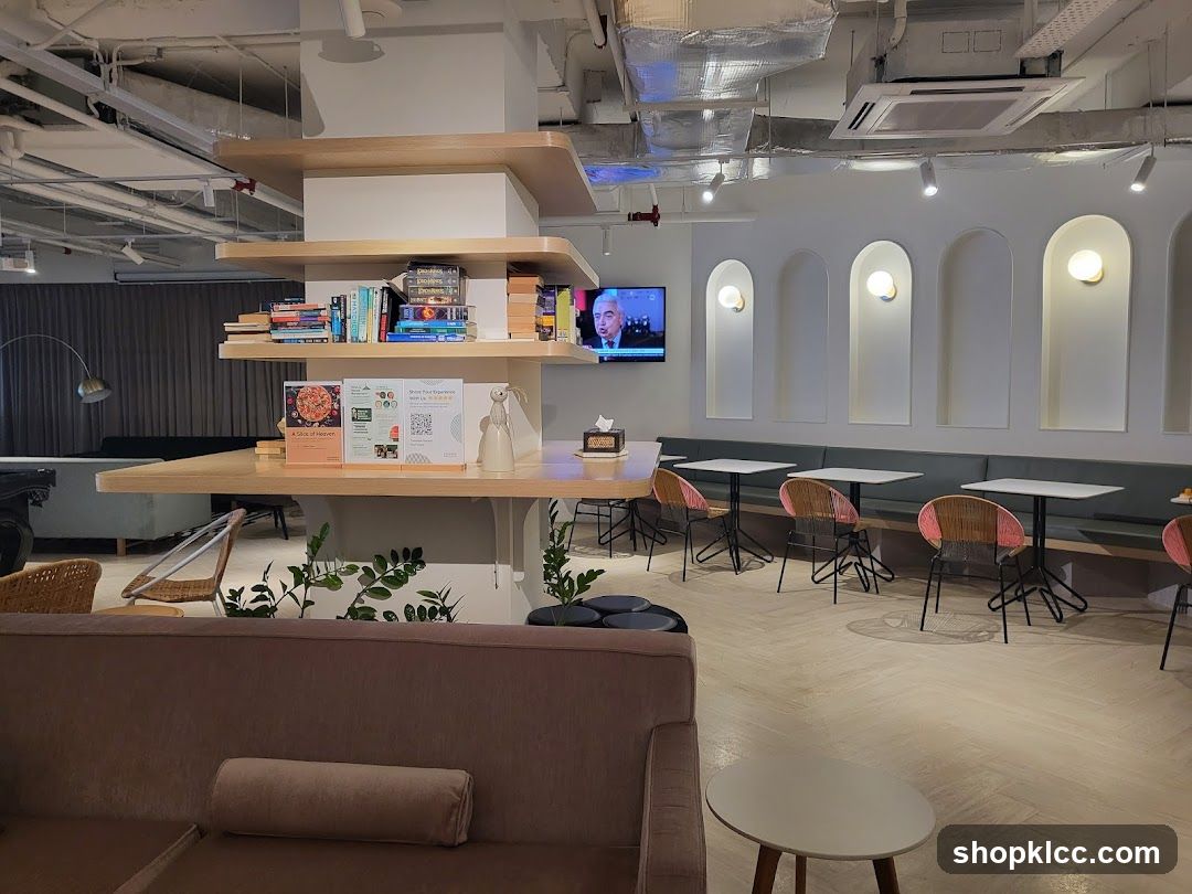 Modern Interior Space with Seating and Shelving