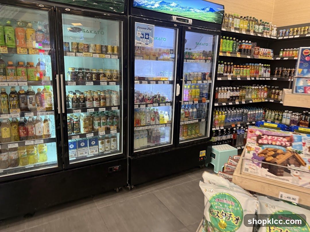 Refrigerated Drinks and Snacks Display
