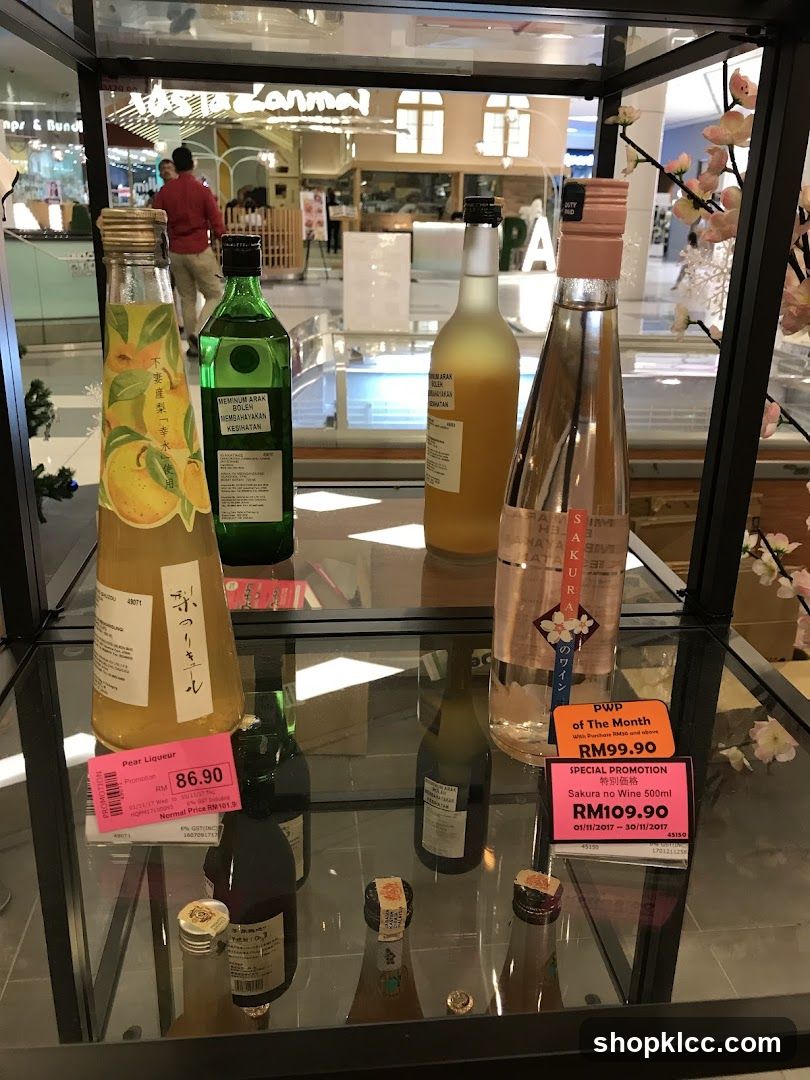 Bottled Liquor Display