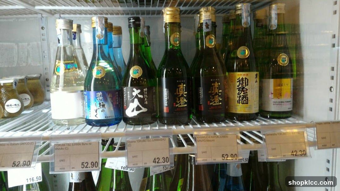 Sake and Liquor Display Shelf