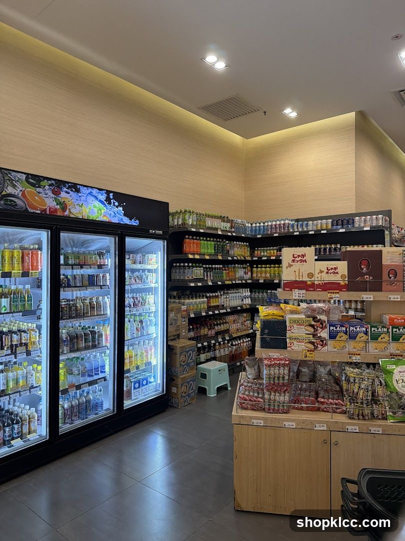 Interior of a convenience store or supermarket
