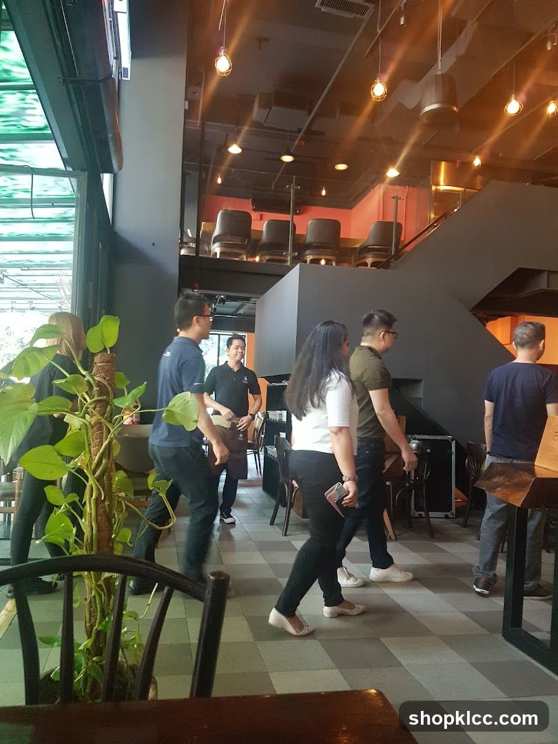 Interior of a modern cafe or restaurant