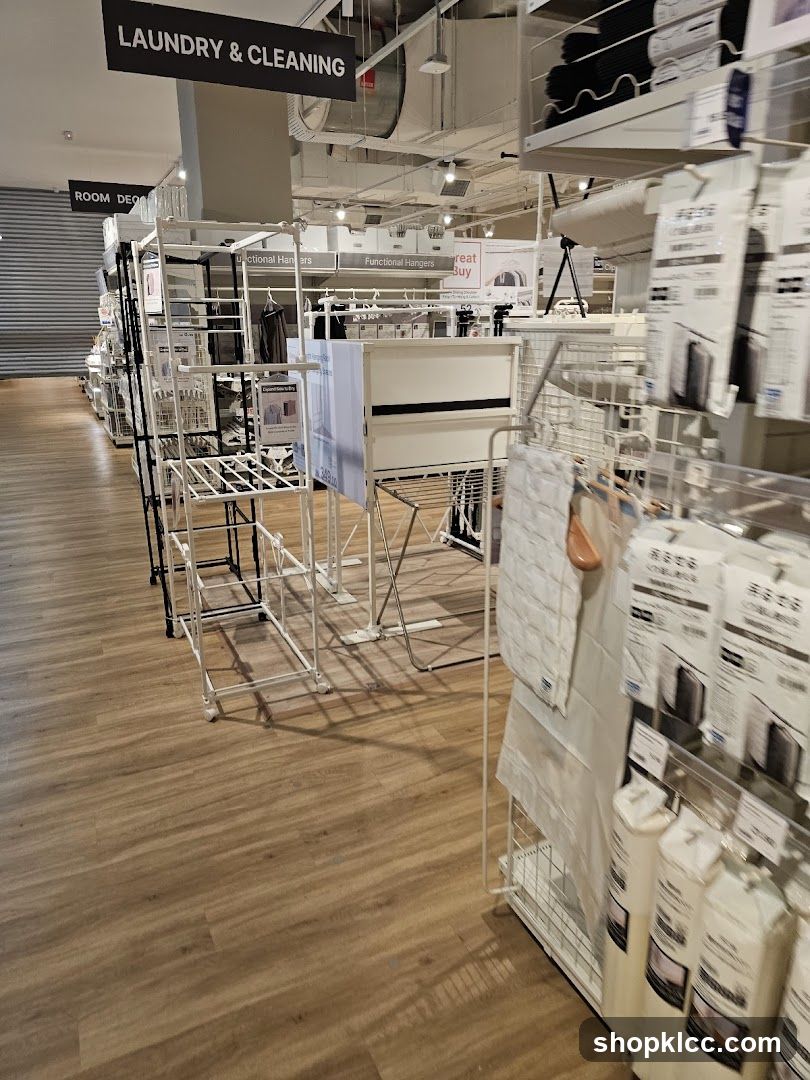 Laundry and Cleaning Section