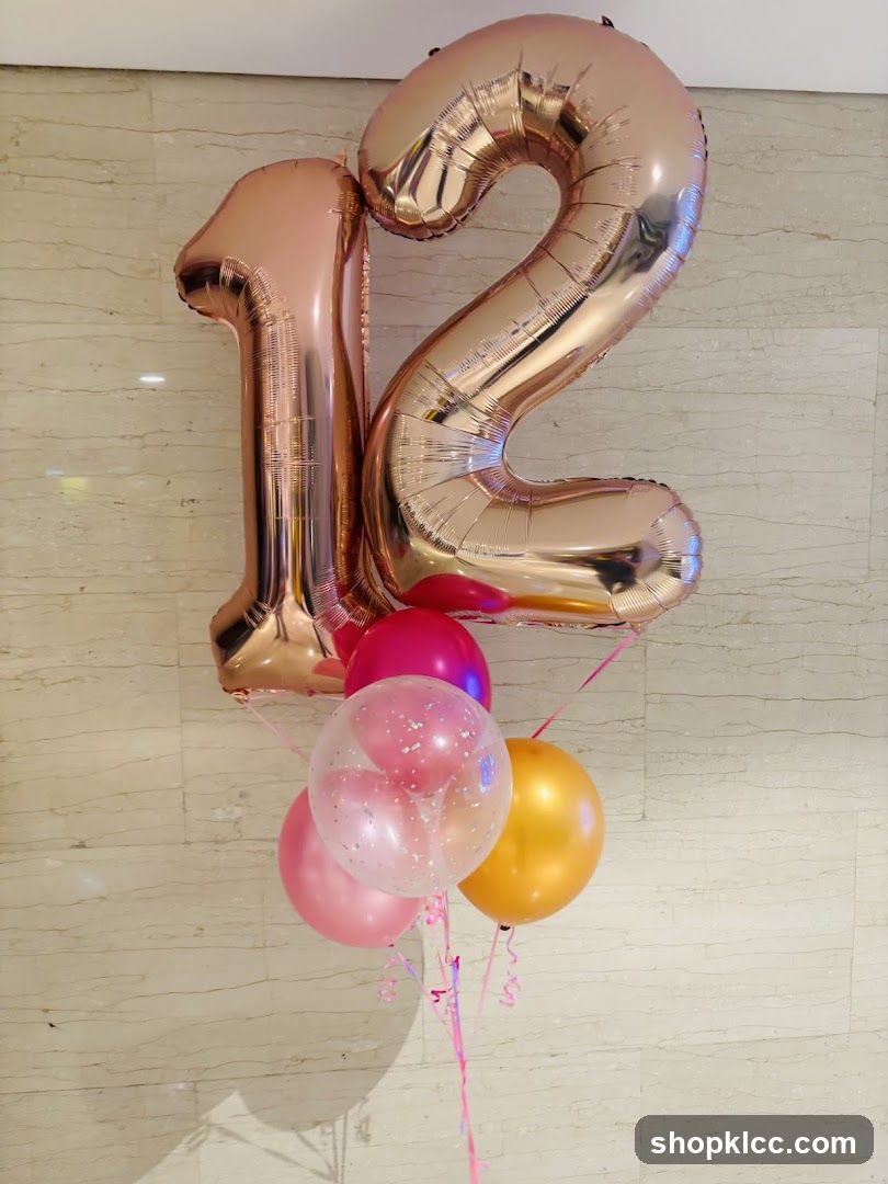 Number 12 Balloons
