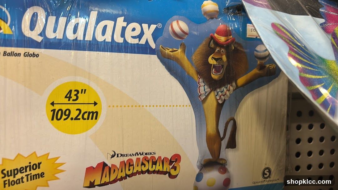 Qualatex Madagascar 3 Balloon