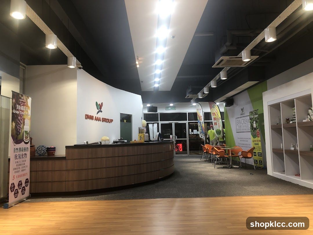 Interior of a modern office or commercial space
