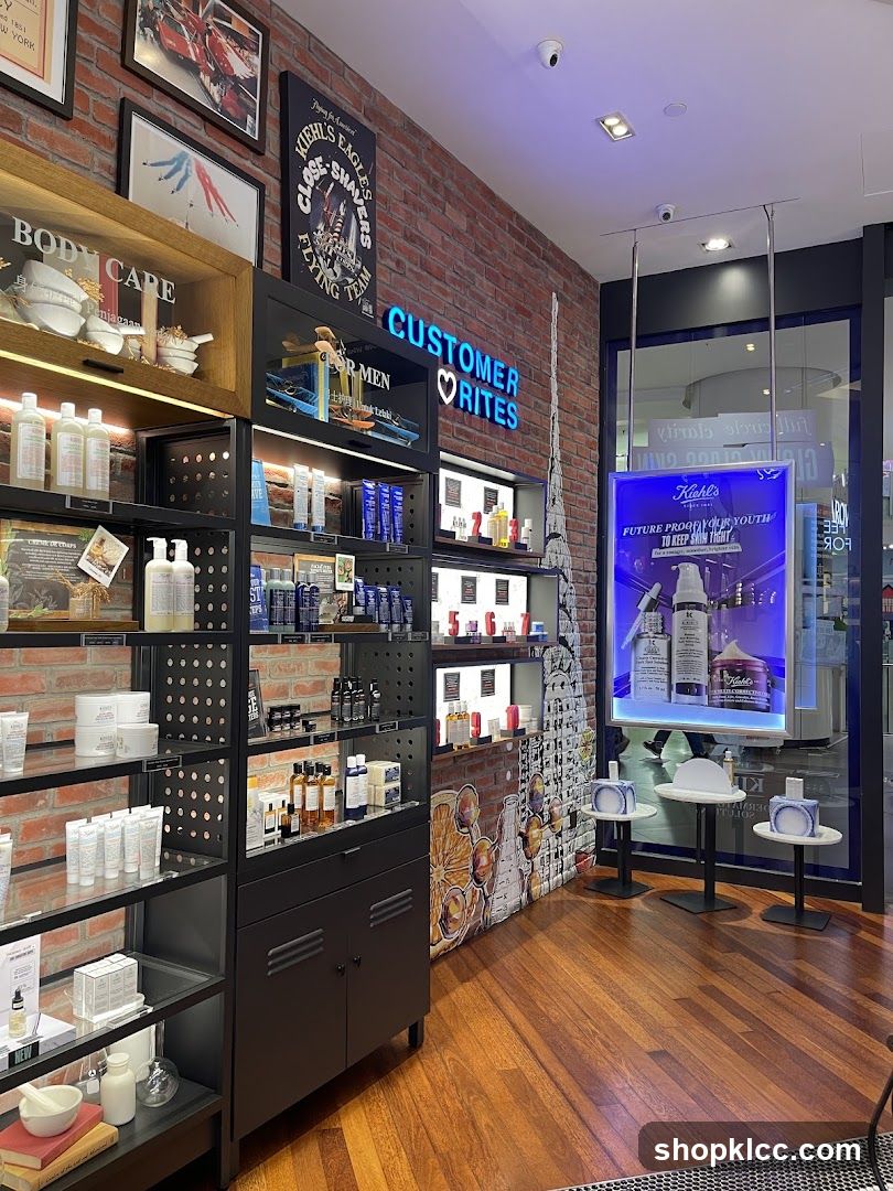 Kiehl's Store Interior