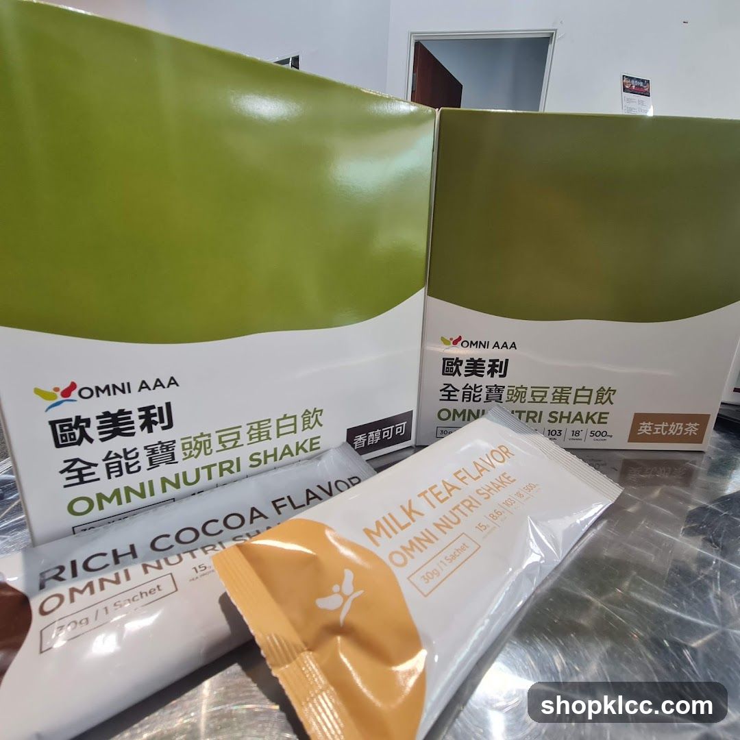 Omni Nutri Shake Products Display