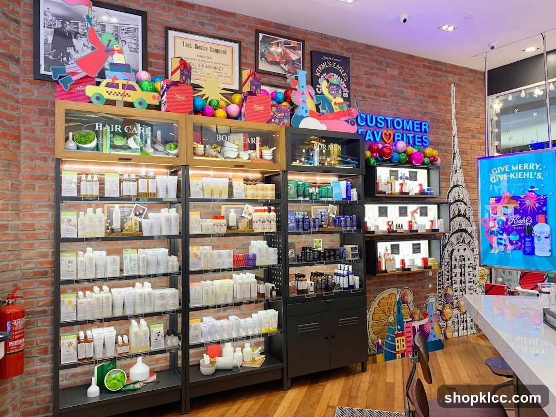 Kiehl's Store Interior