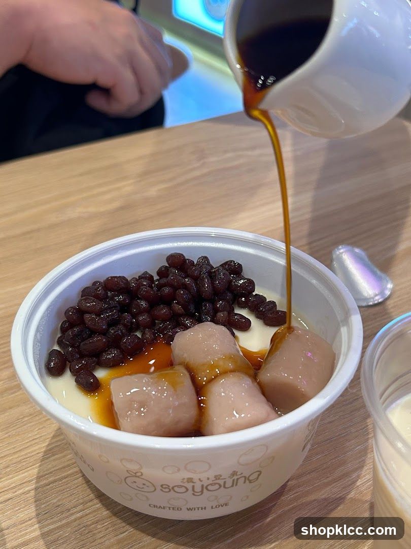 Dessert with Red Beans and Taro Balls