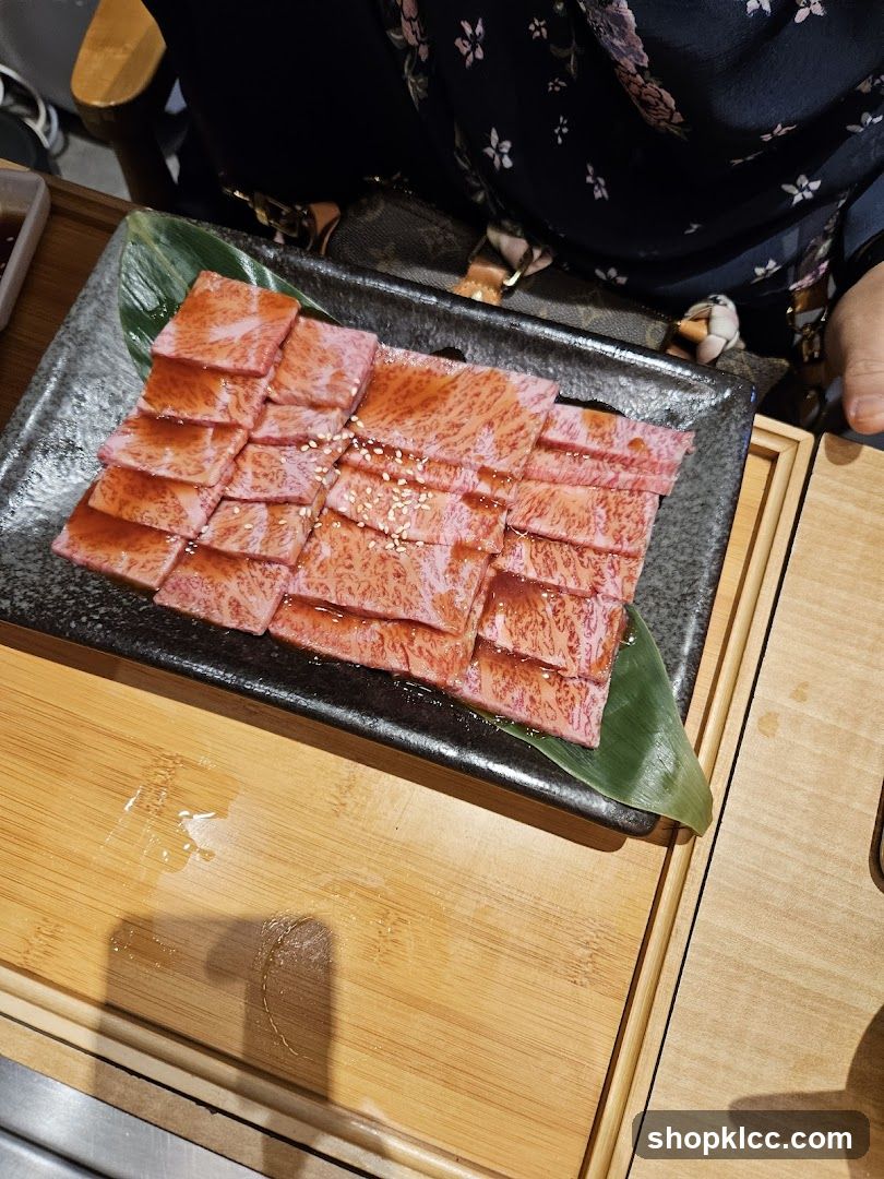 Marbled Beef Slices