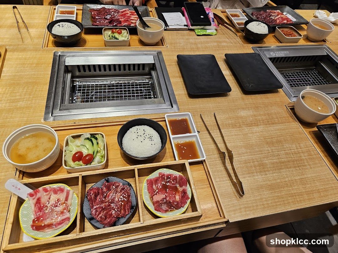 Yakiniku Table Setting