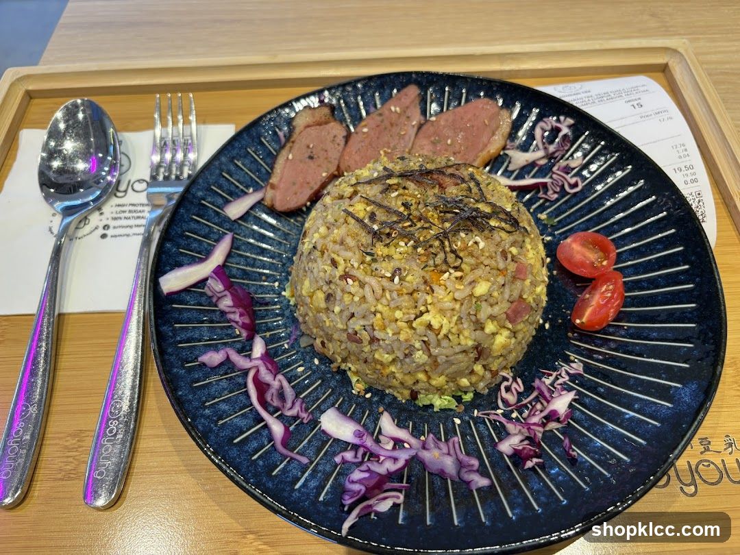 Fried Rice with Sliced Meat