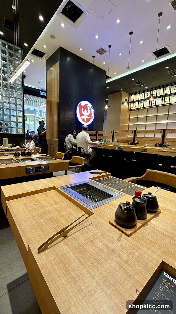 Restaurant Interior with Grills