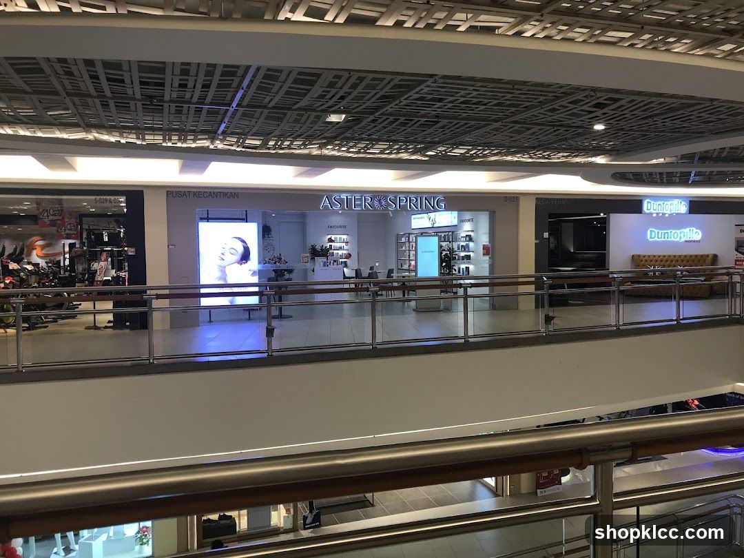 Mall Interior with Storefronts