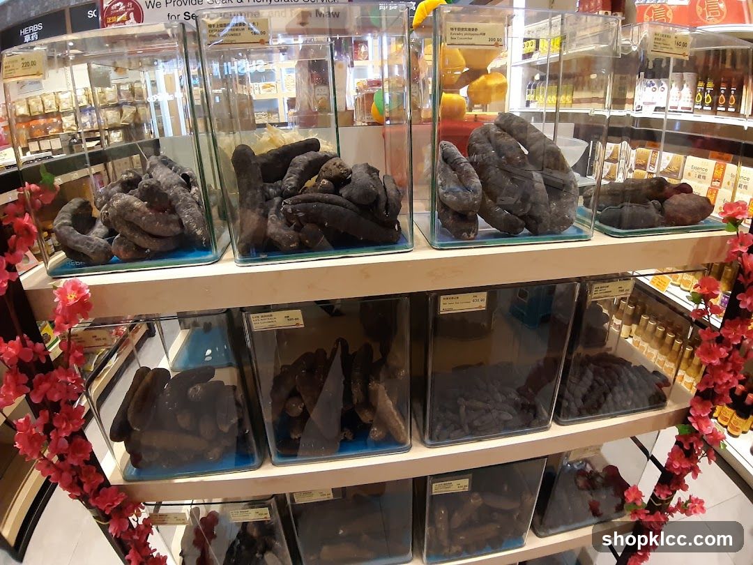 Dried Seafood Display