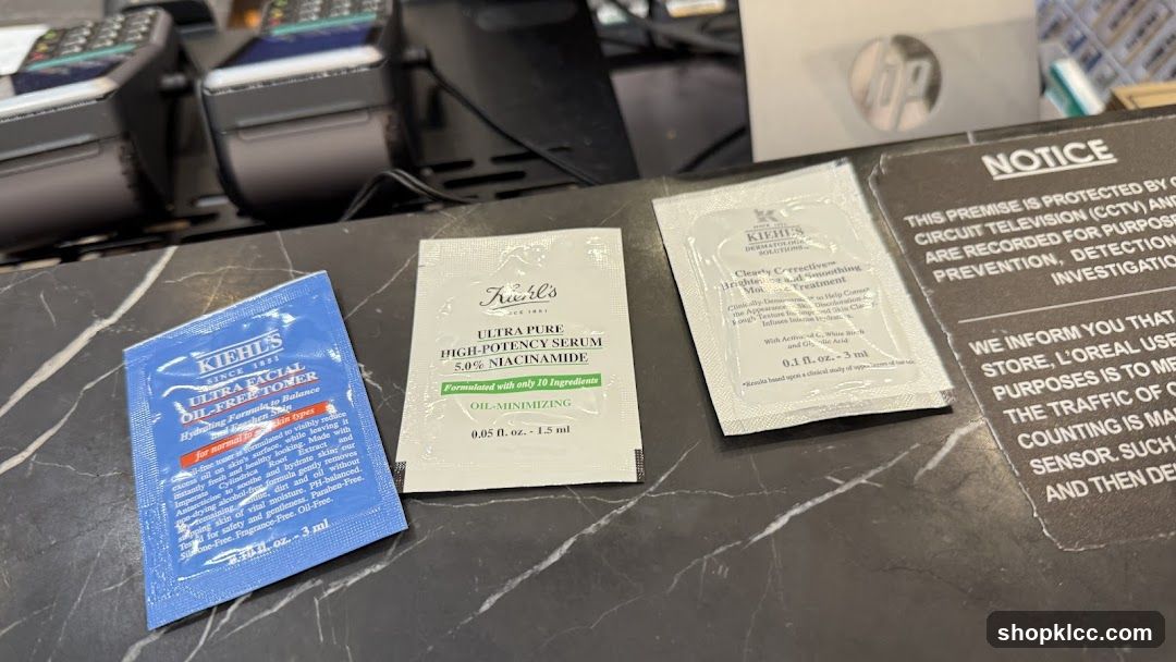 Kiehl's Sample Packets